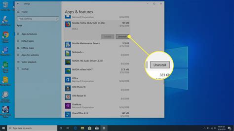 uninstall programs on this computer.